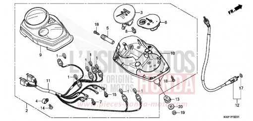 COMPTEUR (CBF125MB/D) CBF125MD de 2013
